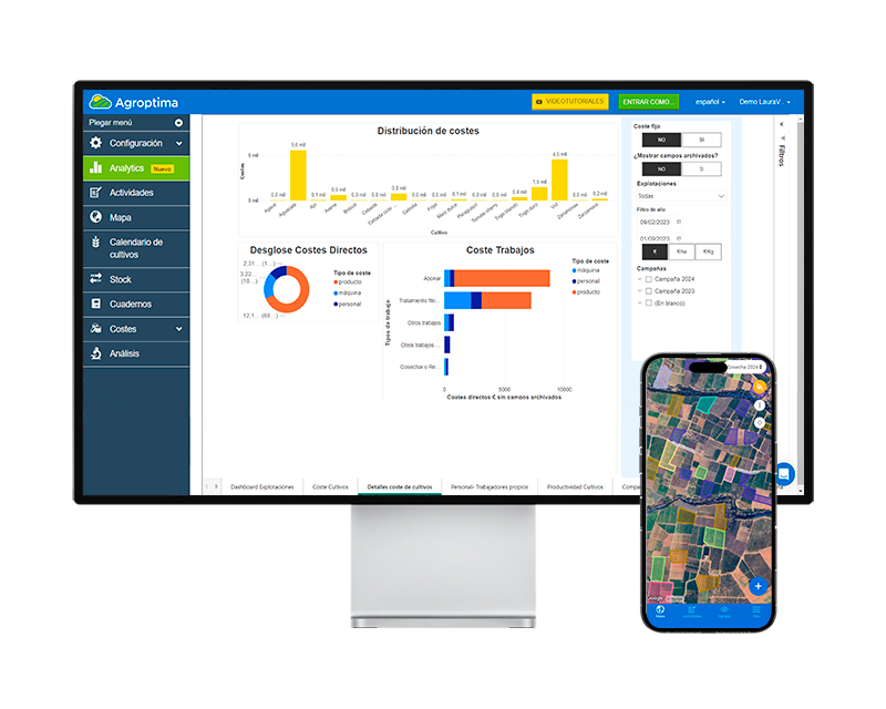 app de gestion agricola Agroptima