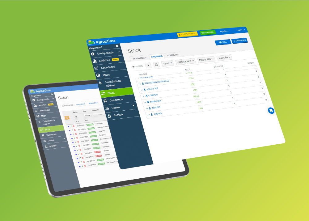 controla tu estoc con Agroptima